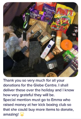 Glebe Centre message